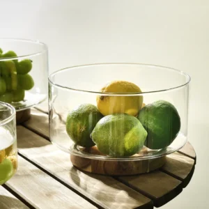 Glass Fruit Basket