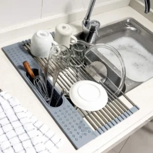 Collapsible Drying Sink Rack Holder